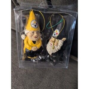 NFL Steelers  2 Pack Gnome Ornaments  2011